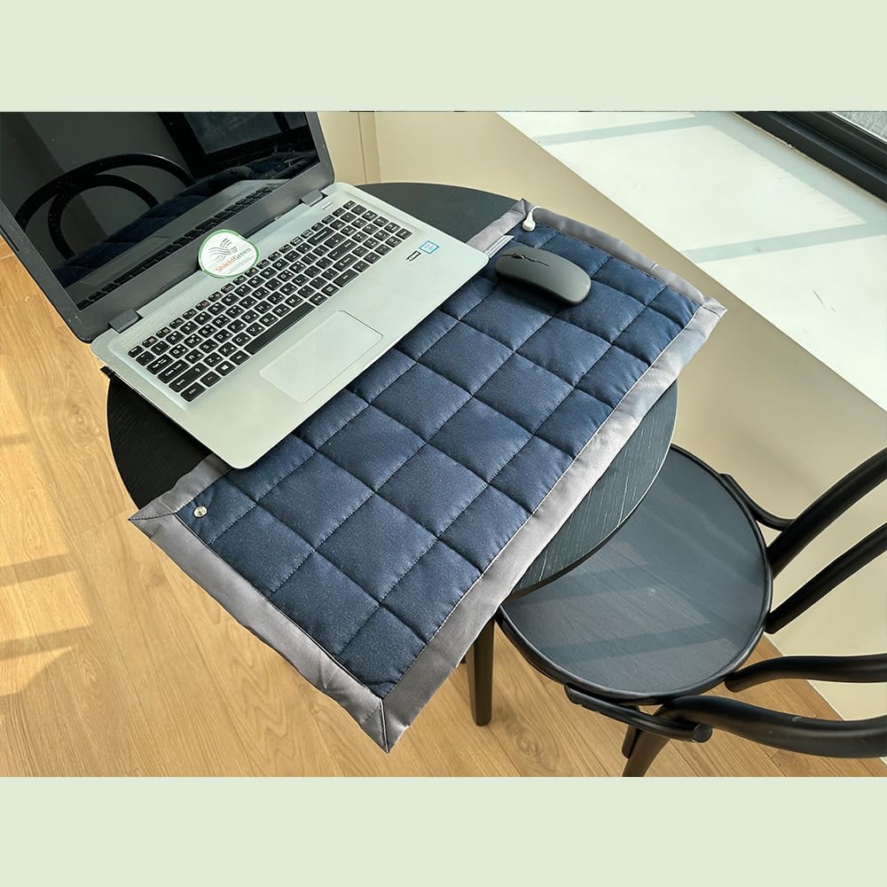 Grounding Big Multi Pad-Stainless Steel Fabric, 24x16 inch (Navy)