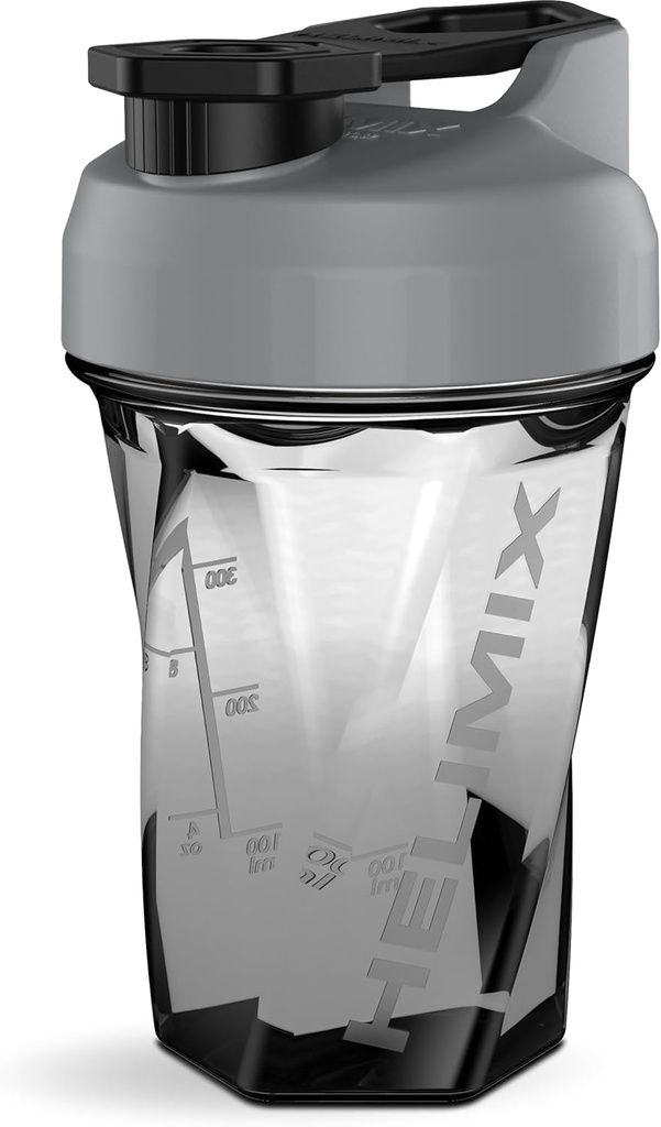 HELIMIX 1.5 Vortex Blender Shaker Bottle Holds Upto 20oz  No Blending Ball or Whisk Silencio EE.UU. Hecho ← Portable Pre Workout Whey Protein Drink Shaker Cup ¦ Mixes Cocktails Smoothies Shakes ← Top Rack Safe