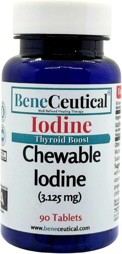 Chewable tiroides de yodo 3,5 mg 90 conteo