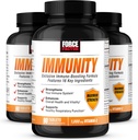 Factor de fuerza Immunity, Immune Support Booster con Elderberry y 1000 mg de vitamina C, Plus Vitamina D, Zinc, Probióticos, Antioxidantes y Echinacea para Immune Health Defense, 90 Conde (Pack of 3)
