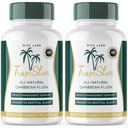 Tropislim, Tropislim All Natural Caribbean Flush, Weight Loss Supplement, Tropislim Slimming Capsules for Women, Healthy Lifestyle + Leaner Physique, Tropical Reviews (120 cápsulas)
