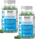 Amire by Dr. Awan Thyroid Support Gummies, Promotes Healthy Function of Thyroid, Kelp, Selenium & Ashwagandha to Improve Energy, Immunity, Metabolism, 120ct, 60day Supply