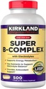 Kirkland Signature Super B-Complex con electrolitos, 500 Tabletas (4 Pack)