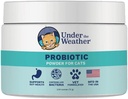 Bajo el Clima Probióticos de mascotas Polvo para gatos ¦ Vet Formulado Suplemento Probiótico para la Salud Gut Digestiva ¦ Promueve Buena Digestión &amp; Inmunidad ANTE Ayuda Diarrea Ocasional para gatos (2.54 Oz)