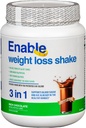 Habilitar la pérdida de peso Shake - sabor de chocolate rico para el reemplazo de comida deliciosa y Nutritious, 2lb 11oz