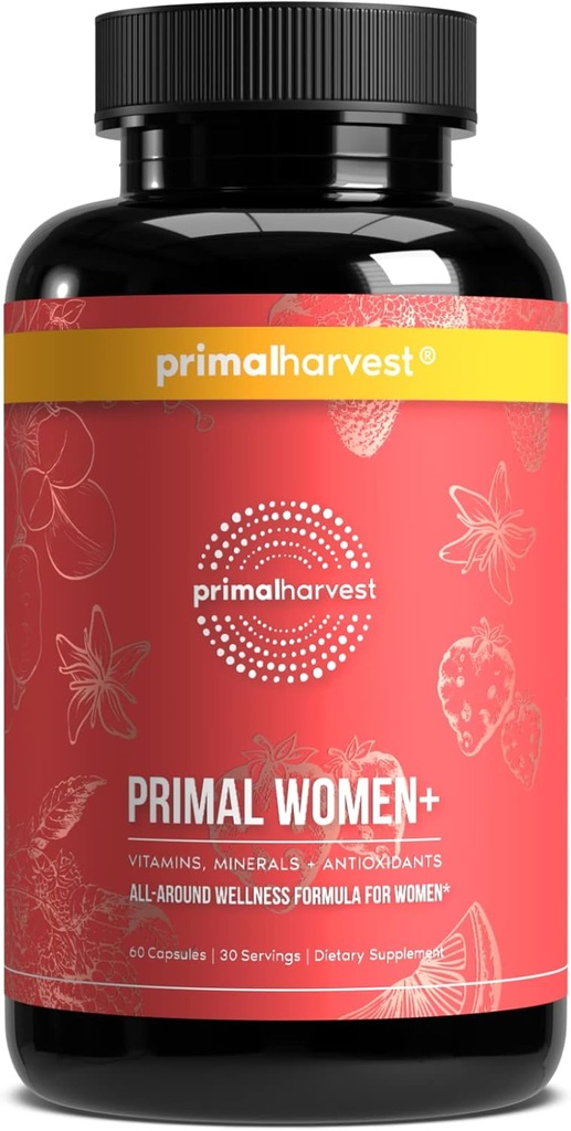 Vitamina A, Vitamina C, Vitamina D y E, Vitamina B12, B6, Biotina, Suplementos Zinc, 60 cápsulas (Mujeres 1 Pack)