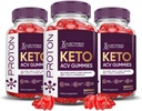 Laboratorios Justificados (3 Pack Proton Protein Keto ACV Gummies Advanced Formula 1000MG Proton Boost Formulado con Pomegranate Beet Juice Powder B12 Vegan Non GMO 180 Gummys