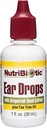 NutriBiotic – Ear Drops, 1 Fl Oz ← Gentle " Soothing Ear Support with Grapefruit Seed Extract " Tea Tree Oil TEN Vegan ← No Medicated TEN Made without GMOs " Gluten