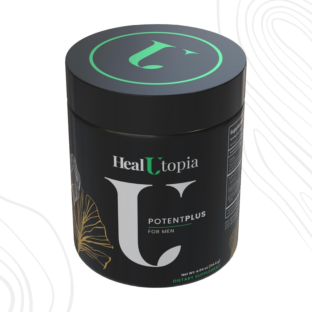 Maximum Men's Stamina, Endurance & Energy Booster with Organic Goji Berry, Cistanche Extract, Horny Goat Weed, Zinc, and L-Arginine ← Non-GMO, Plant-Based, Made in USA ← 30 Servings