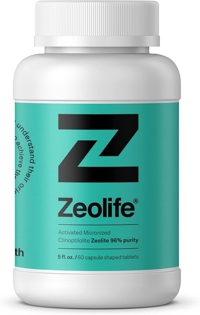 Zeolite-Activado 1 Gram por Capsule Micronized Clinoptilolite 96% Purity. Ultra FINE