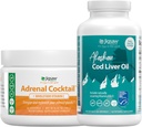 Jigsaw Health Bundle | Adrenal Cocktail, 60 Servings (Jar), and Alaskan Cod Liver Oil, 180 Softgels
