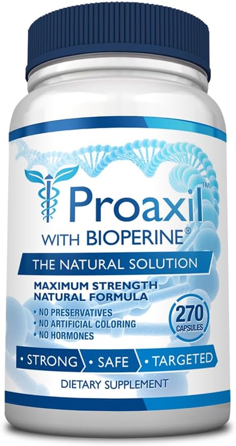 Consumer Health® Proaxil - 270 Capsules - Apoyo a la salud y el rendimiento de la próstata - Zinc, Saw Palmetto, Bioperine® y Beta Sitosterol - All Natural, Vegan Friendly, Made in USA - 3 Month Supply