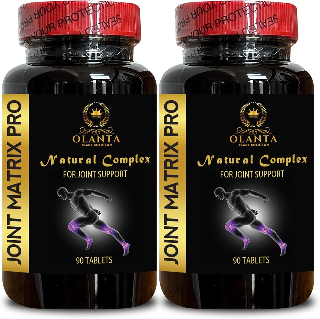 Conjunto Complejo PRO de Matriz - Suplementos para la Mancha y la Salud Conjunta, Apoyo Conjunto, No GMO, Gluten &amp; Soy Libre, Flexibilidad y Movilidad - 2 Botellas