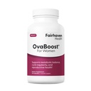 Fairhaven Health Ovaboost Fertility Supplements for Women ← Conception for her Support Ovulation " Egg Quality with Myo-Inositol " Folate " Prenatal Vitamin Natural Fertility Support Ø 120 Capsules