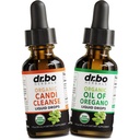 Candi Cleanse " Oregano Oil Drops - Aceite Orgánica de Oregano Drops Liquid " Black Walnut Wormwood - Complejo de Equilibrio de Sobrecrecimiento Extrastre, Natural Oral Gut Cleanser Detox Health Supplements 1 oz