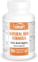 SuperSmart - Fórmula de la piel natural ( Alta potencia) - con ácido hialurónico, Collagen, Elastin, Ceramides, Silica - Hidratación de la piel " Elasticidad voca Non-GMO - 90 cápsulas vegetarianas