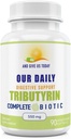 Nuestros diarios Vites Tributyrin Digestive Heath Probiotics ← Suplemento completo de Butyrate TEN 550 Mg Delayed-Release Softgels ANTE Immune Apoyo Anterior 90 Serviciones TEN Vegan Fórmula