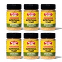 Bragg Nutricional Levadura Ajo Asado Estaciones - (6 Pack) 3 oz - Sustituto de queso parmesano libre de lácteos - Perfecto para ensaladas, pastas, palomitas y más