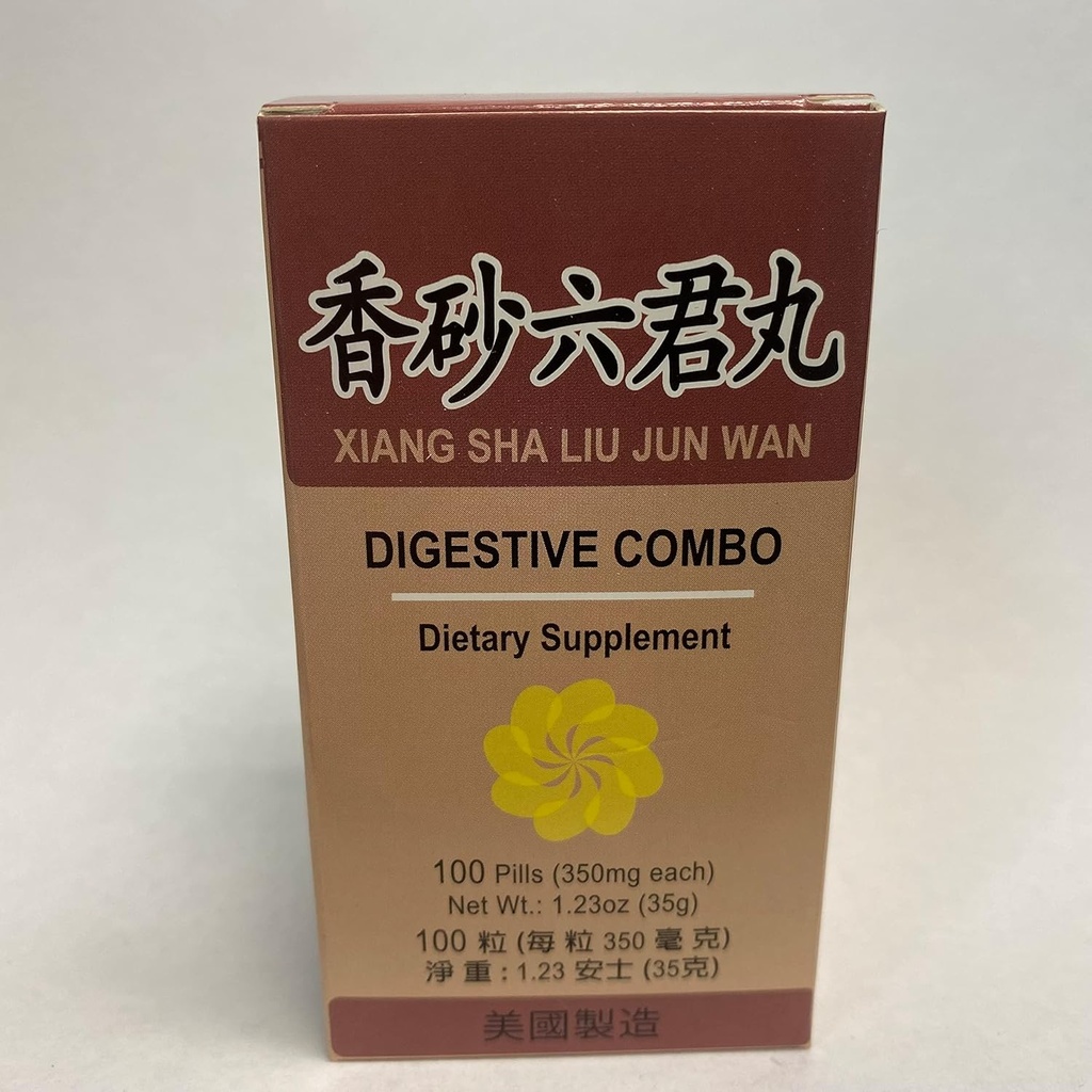 Xiang Sha Liu Jun Wan :: Suplemento Herbal para la Digestión :: Made in USA