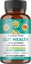 Orgánica Veda Marshmallow Turmeric Gut Supplement - Digestion Health, Leaky Gut Repair & Cleanse Support - Papaya Digestive Enzymes, Prebiotics, L-Glutamine, Green Banana, Psyllium Husk - 120 Capsule
