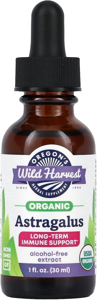 Oregon's Wild Harvest Organic Astragalus, 1 fl oz (30 ml)