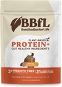 BBfL Plant-Based Protein Shake – 21g Vegan Protein, Cocoa + Apple Sider Vinegar, Prebiotics, Digestive Enzymes, Supports Gut Health – All-in-One Shake for Women &amp; Men (15 Servings, Cocoa Cream)