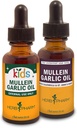 Herb Pharm Mullein Aceite de ajo, 1 Oz y niños Mullein Aceite de ajo, 1 Oz Herbal Gift Set