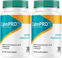 (2 Pack) Calm Pro 5, Calm Pro 5 cápsulas, Calm Pro Cinco pastillas suplementarias, Calm Pro 5 Advanced Formula - All Natural Capsules, Calm Pro 5 Comentarios, 2 botellas