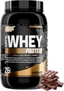 Nutrex Research Chocolate Whey Protein Powder ← 100% Whey Protein Suplemento Silencio Enhanced Muscle Builder &amp; Recovery Protein with Digestive Enzymes for Men &amp; Women - 25g Protein (Chocolate, 2 libras)