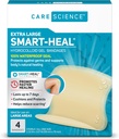 Care Science Smart Heal Hydrocolloid, Large, 2.3 in x 3 in, 4CT | 100% Waterproof Seal Promotes Healing, Reduces Scarring