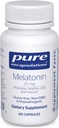 Pure Encapsulations Melatonin 20 mg - Not Intended for Sleep Support - for Immune System " Healthy Cells - 99,5% Purity Melatonin - Gluten Free " Non-GMO - 60 cápsulas