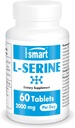 Supersmart - L-Serine Supplement 2000mg per Day (Easy-to-Take) - Amino Acids Supplement ← Non-GMO & Gluten Free - 60 Tablets