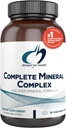 Diseños para Complejo Mineral Complejo Mineral Completo de Salud - Essential + Trace Minerals Suplemento con Magnesium Malate, Cromo, Zinc + Más - Iron-Free Multi Minerals Blend - Vegan + Gluten Gratis (90 cápsulas)
