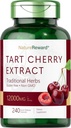 Tart Cherry Extract 12000mg ← 240 Capsules ← Non-GMO y Gluten Free Fórmula