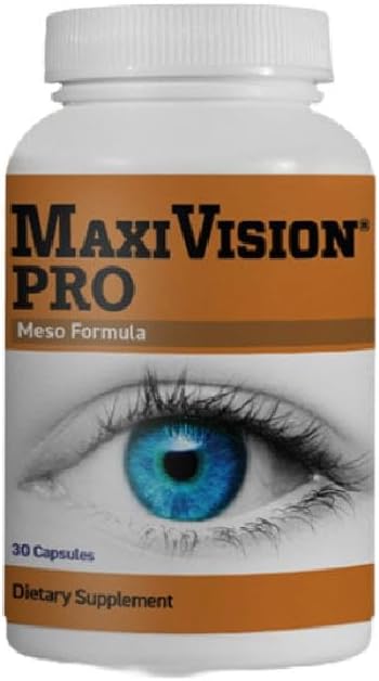 MaxiVision® PRO Meso Formula - Mesozeaxanthin - Lutein - Zeaxanthin - 30 cápsulas, 1 botella (30 cápsulas, 30.00, conde)