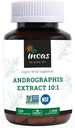Incas Andrographis Capsules Max Andrographides - 1000mg Tamaño de servicio (120 cápsulas) - Clínicamente estudiado para el sistema inmunológico Salud " No GMO Verificado por NSF