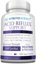 Aprobado Science® Acid Reflux Support - con Melatonina, Marshmallow Root, L-Taurine -180 cápsulas - Vegan