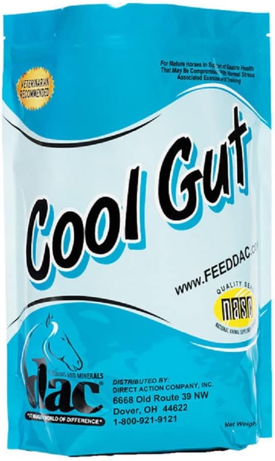 DAC Cool Gut 5 lb Mature Horse Supports Gastric Stomach pH Health Bowel Layers Supplement