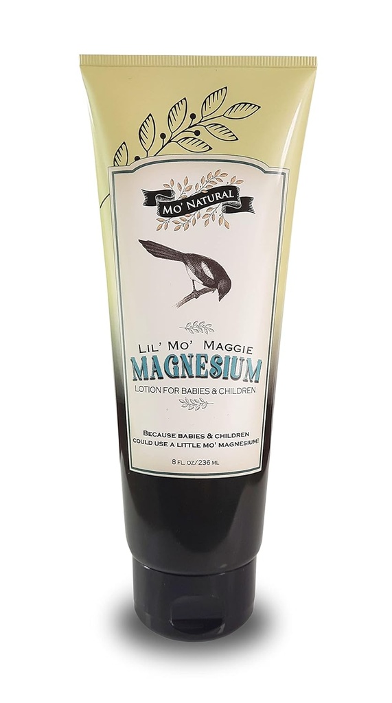 Mo' Natural Lil' Mo’ Maggie Transdermal Magnesium Lotion for Kids ← Zechstein Magnesium ← Orgánica Opulent Oils " Shea Butter 8 fl oz