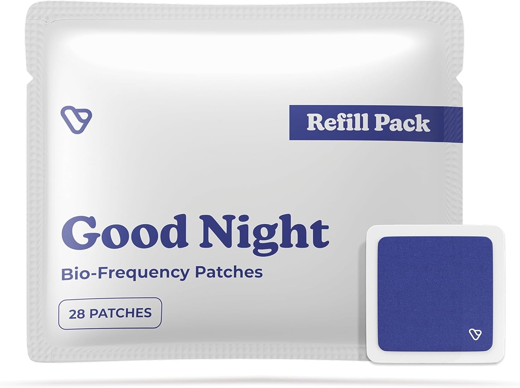 Good Night Patches ← Vibrants Natural Sleep Patch ← Refill Pack - 28 Bio-Frequency Patches para dormir