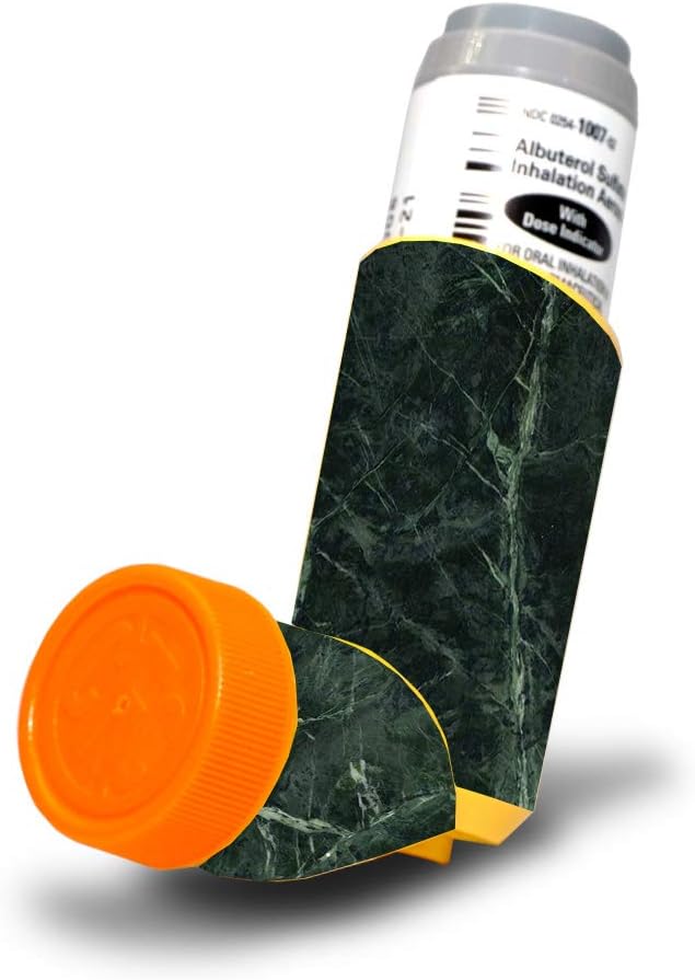 MightySkins Skin for Proventil HFA Asthma Inhaler - Grunge Marble ¦ Protective, Durable, and Unique Vinyl Decal wrap Cover TEN Easy to Apply, Remove, and Change Styles