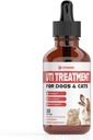 Cat &amp; Dog UTI Tratamiento - UTI Medicina para perros - Cat UTI Tratamiento - Perro UTI Tratamiento - May Ayuda con UTI, Incontinencia, Piedras de la vejiga &amp; Más - 1 fl oz