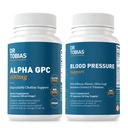 Dr. Tobias Alpha GPC " Blood Pressure Support - Support Cognitive Function " Circulatory Wellness with Bioavailable Choline Supplement, Herbs " Vitamins, Non-GMO