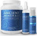 Pasteles de baño de magnesio - Espray de aceite de magnesio y Lotion Ultra con MSM - Eficiencia de alta absorción para la relajación, bienestar y alivio muscular