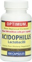 Optimum Acidophilus Lactobacilli Capsules, 100 Conde