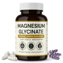 Glycinate de Magnesio - 500mg, 120 cápsulas, 4 meses de suministro, soporta alivio de estrés, sueño, salud cardíaca, nervios, musculos, metabolismo* Vegan, 3er partido testado, Gluten Free, non-GMO por Zeta Chad Labs