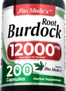 FITO MEDIC'S Lab | Burdock Root | Burdock Root Organic|200 Capsules |12000 mg | Burdock | Ultra high Absorption.