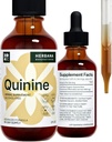 Quinine Liquid Extract 2 fl oz - Suplemento para el apoyo a la salud digestiva - Natural Liquid Drops - Cinchona Officinalis Bark - Tintura para la defensa del cáñamo para hombre &amp; mujer - alta potencia - 45-Day Supply
