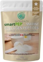Peptides de Collagen marina hidrolizado SmartPEP Polvo (100 gramos) Pescado salvaje, Suplemento de Collagen Marino altamente digerible, sin sabor, grande para la piel