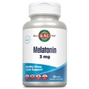 KAL Melatonin 3mg Sleep Aid, Fast Dissolve Melatonin Tablets, Calming Relaxation and Healthy Sleep Cycle Support, with Added Vitamin B6, Vegan, Gluten Free, Non-GMO, 120 Servings, 120 ActivTabs